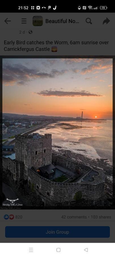 Ferienwohnung Harbour View Carrickfergus Exterior foto